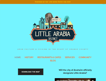 Tablet Screenshot of littlearabiadistrict.com